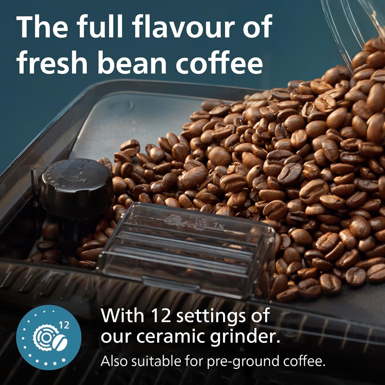 Philips 5500 Series Bean to Cup Coffee Machine – 20 Hot & Iced Drinks, LatteGo Milk Frother, Fastest to Clean, 40% Quieter, Ceramic Grinder, Fully Automatic Espresso & Cappuccino Maker – EP5546/70