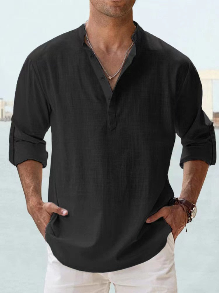 Arthur Linen Shirt - Breathable Comfort for Warm Days